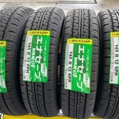 新品タイヤ交換　145/R12 6PR