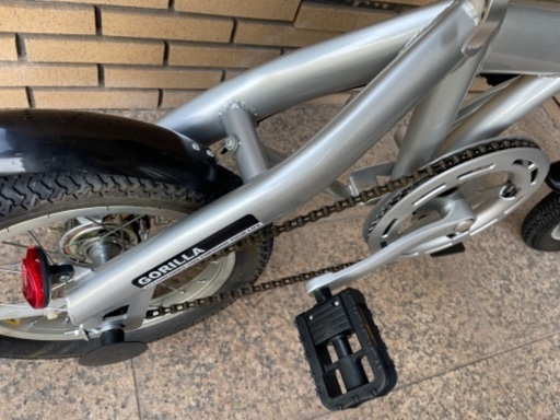 折りたたみ自転車　シルバー　引き取り希望