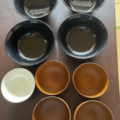 【受け渡し予定者決定】汁椀(ニトリ)、丼(ダイソー)、茶碗(ニトリ)