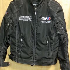 ELF　バイク　ジャケット　春秋用　メンズMサイズ　ブラック　中古品