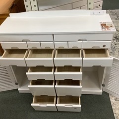 MJ 533 展示未使用品 キャビネット ホワイト