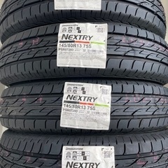 新品タイヤ交換　145/80/R13 NEXTRY