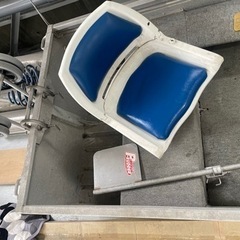 アルミボート　エレキ他付き