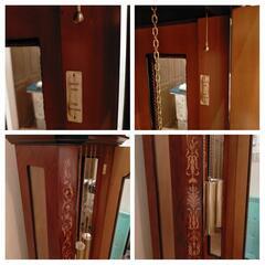 tempus fugit 高級 ホールクロック 時計 柱時計