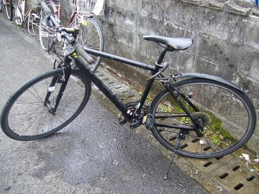 商談中クロスバイクブリジストングリーンレーベルGL２７インチ高知市内配達無料