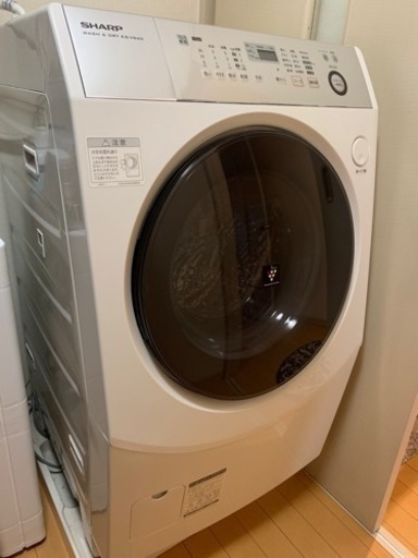 シャープ ドラム式洗濯機乾燥機付き