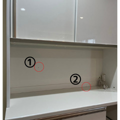 キッチンボード　食器棚　ベルメゾン　120サイズ　ソフトクローズ仕様