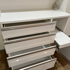 キッチンボード　食器棚　ベルメゾン　120サイズ　ソフトクローズ仕様