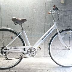 自転車中古 CROSS WORKS V 上尾工業 外装6段変速 ...