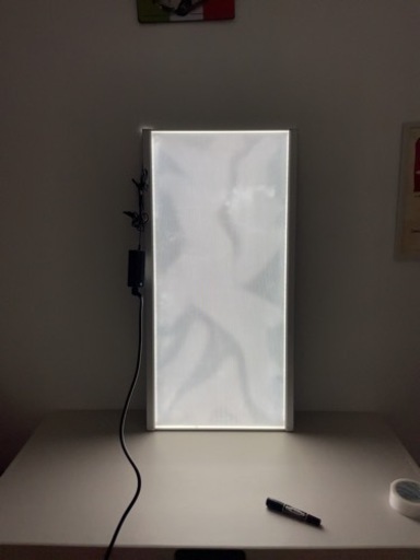 店舗用品 4枚！LEDバックライト発光看板 (バラ売り可能です)