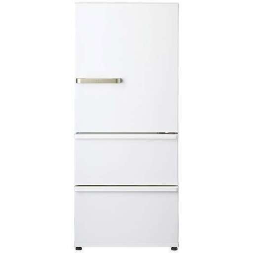 店S156)AQUA 3ドア冷蔵庫 272L AQR-27M-W 2020年製 ウォームホワイト 右開きタイプ  アクア