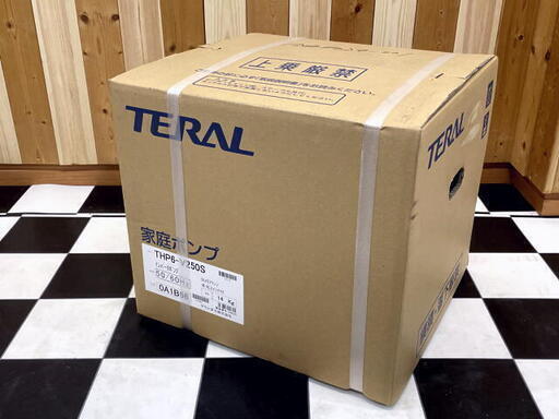 定価125,000円【 新品☆箱入り未開封 】TERAL 浅井戸用給水ポンプ　THP6-V250S　家庭用　電圧100V　50Hz/60Hz共通