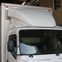 送料込 いすゞ エルフ ワイドキャブ 導風板 エアディフレクター