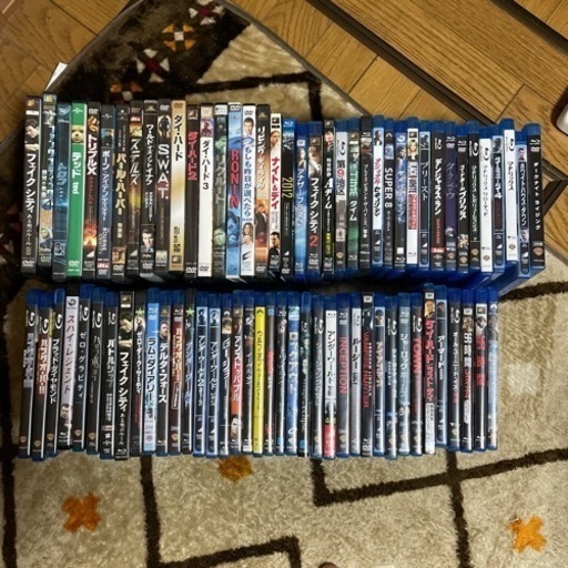 DVD ブルーレイ　洋画セット　88本！　ブルーレイプレイヤーもつけられます。