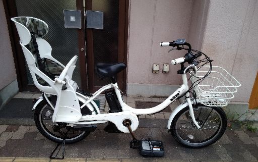 bikke2[ビッケツー]20吋 電動アシスト自転車 8.7Ahバッテリー+充電器+スペアキー2本付き