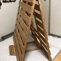 布団干し機能付　すのこベッド　日本製　桐　シングル
