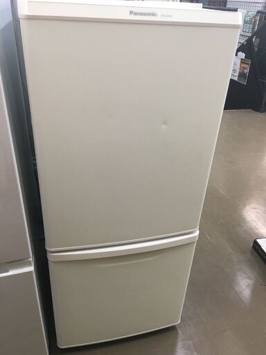 パナソニック 冷蔵庫 NR-B14BW-W 中古品 2019年モデル ヘコミキズ有