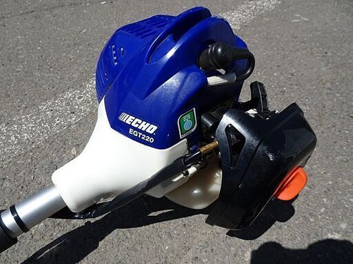 ☆ECHO☆エンジン式 刈払機 草刈り エンジン1発始動 動作品 EGT220 替え