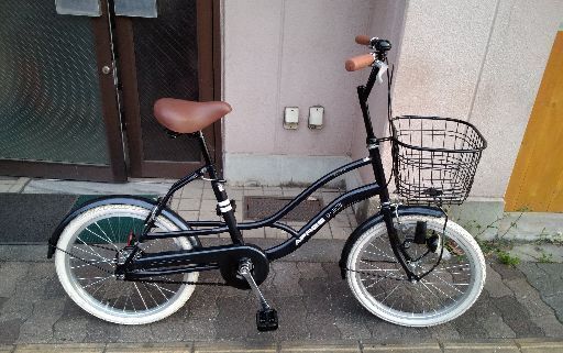 APRESxMIDI[アプラス ミディ]20吋 コンパクト自転車 シングル/ブラック