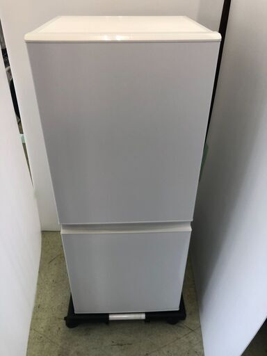22H088 ジC AQUA 【右開き】126L 2ドアノンフロン冷蔵庫 オリジナル ホワイト AQR-13E8(W) 2021年製