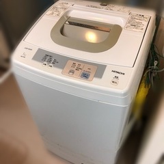 洗濯機　5kg（値下げ交渉可）