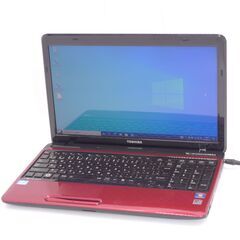中古良品 新品高速SSD 15インチ 赤色 ノートパソコン 東芝 T451/58ER 