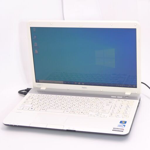 中古美品 15インチ ノートパソコン NEC PC-LS150F2P2W Celeron 4GB 750GB DVDマルチ 無線 Wi-Fi有 Windows10 Office 即使用可