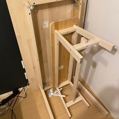 【0円無料】イケア　IKEA ダイニングテーブルと長椅子