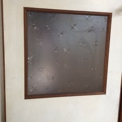 昭和レトロ 磨りガラス  ガラス戸