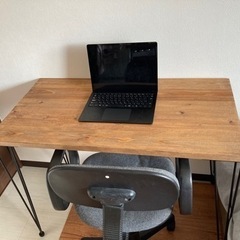 杉板無垢材　手作りデスク　縦50cm 横85cm