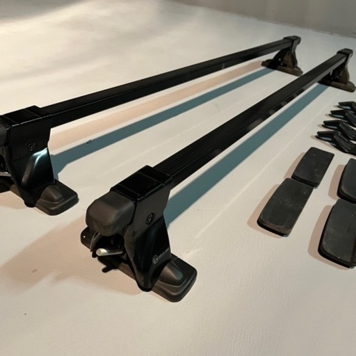 美品 プロボックス・サクシード INNO ルーフキャリア フルセット 車の 
