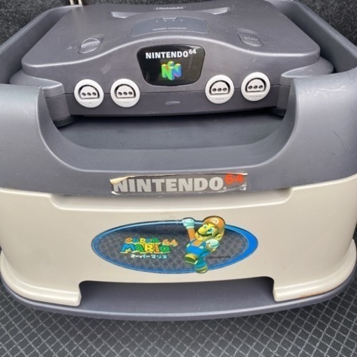 値段交渉ok→ニンテンドー64本体+ケース+ソフト5本