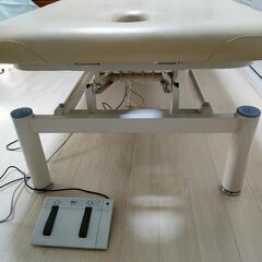 電動昇降マッサージベット（アイボリー）