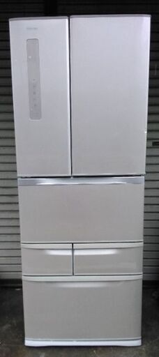 東芝 6ドア冷蔵庫 GR-F48FS 481L シャンパンゴールド 13年製 配送無料
