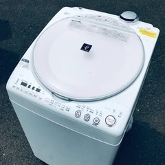 ③ET33番⭐️8.0kg⭐️SHARP電気洗濯乾燥機⭐️