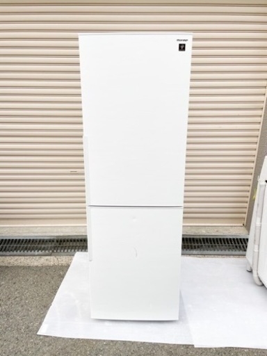 2020年製SHARP 2ドア ノンフロン冷凍冷蔵庫SJ-AK31F-W プラズマクラスター