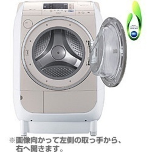 ドラム式洗濯乾燥機（9.0kg） 右開き　日立