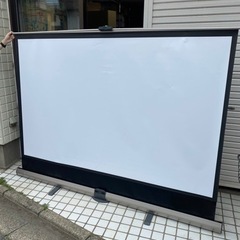 ②UCHIDA 大型スクリーン KFU-100V ウチダ プロジ...