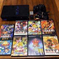 PS2とソフト8本セット