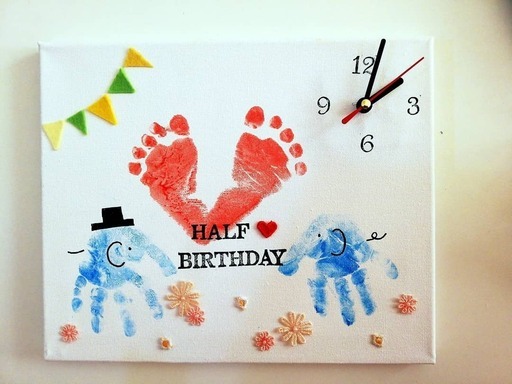 前橋父の日プレゼント作り赤ちゃんから参加できる手形アート時計 ハグミーラボｒｉｅ 前橋の育児のイベント参加者募集 無料掲載の掲示板 ジモティー