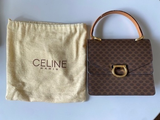 \u003c取引終了\u003e【CELINE】 ガンチーニ ダブルフラップ マカダム柄