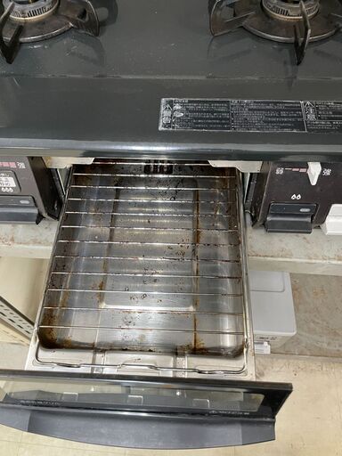 ガスコンロ No.1208 都市ガス 2015年製 パロマ IC-N90KB-L ※グリル