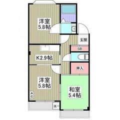 W敷金＆礼金０円✩仲介手数料０円✩「吉川」駅 徒歩2分 ✩3k✩...