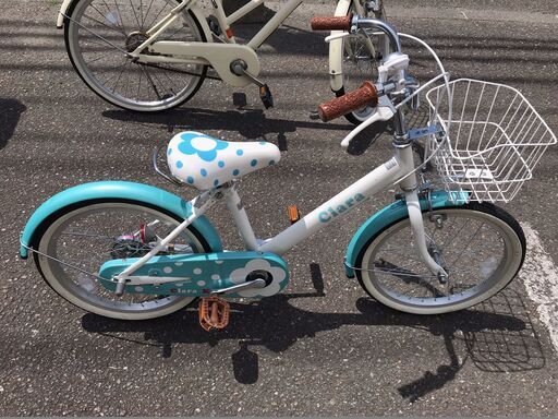 状態Ａランク！！！　おしゃれ！！！　１８インチ子供用自転車　６，９８０円（税込み）
