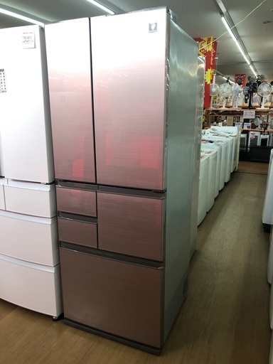 【店頭受け渡し】SHARP 6ドア冷凍冷蔵庫　502L  SJ-X504H-T   2021年式　未使用品
