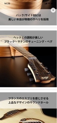 最終値下)新品同様★フランス製 RAGguitar　アコギ