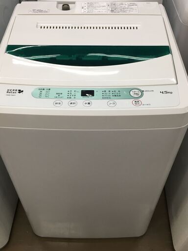 ヤマダ　洗濯機　YWM-T45A1　中古品　2017年製　4.5kG