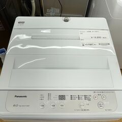 洗濯機　Panasonic　NR-F60B13　2019年…