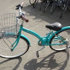 自転車 24インチ！ 子どもサイズ グリーン 引取り限定 札幌市...