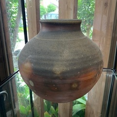 焼き物　壺型花瓶　
